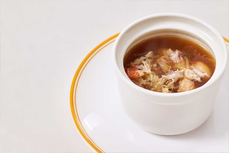 Shark Fin Soup with Crab Meat
